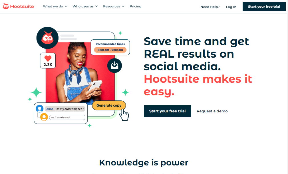 HootSuite - Best Twitter Automation Tools